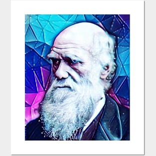 Charles Darwin Snowy Portrait | Charles Darwin Artwork 5 Posters and Art